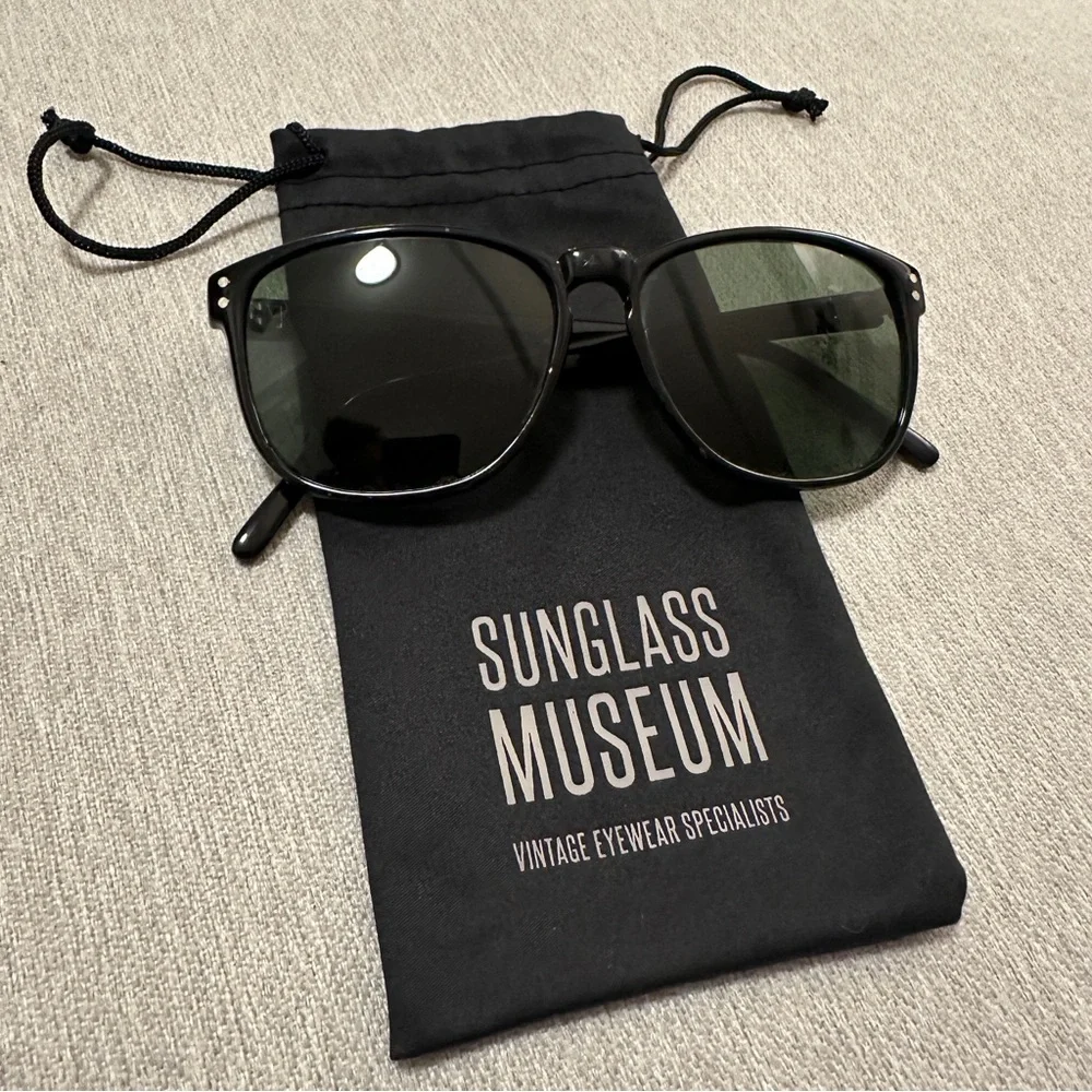 Large Square Black Sunglasses